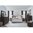 Magnussen Home Rowan Espresso King Upholstered Panel Bed