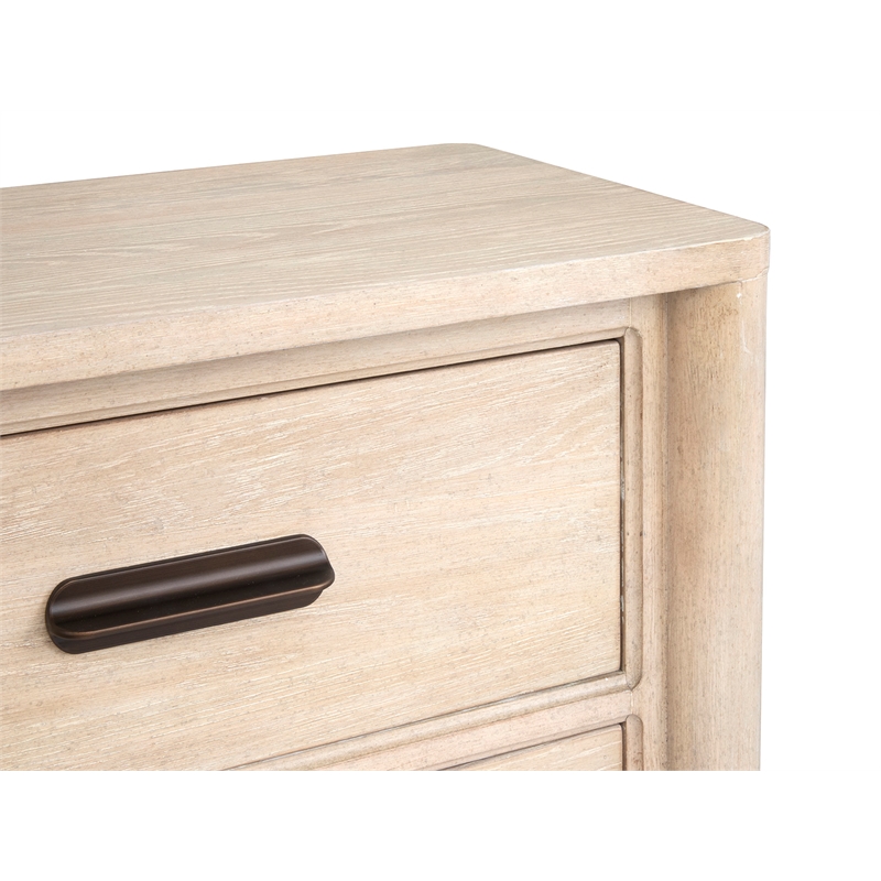 Salt Life Home Sunset Cove Sanibel Brown Drawer Nightstand