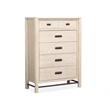 Salt Life Home Sunset Cove Sanibel Brown 5-Drawers Bedroom Chest