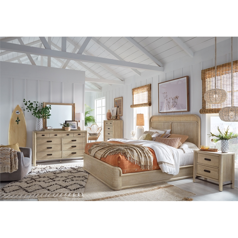 Salt Life Home Sunset Cove Sanibel Brown 5-Drawers Bedroom Chest