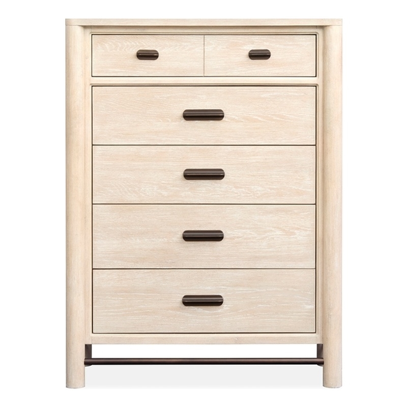 Salt Life Home Sunset Cove Sanibel Brown 5-Drawers Bedroom Chest