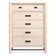 Salt Life Home Sunset Cove Sanibel Brown 5-Drawers Bedroom Chest