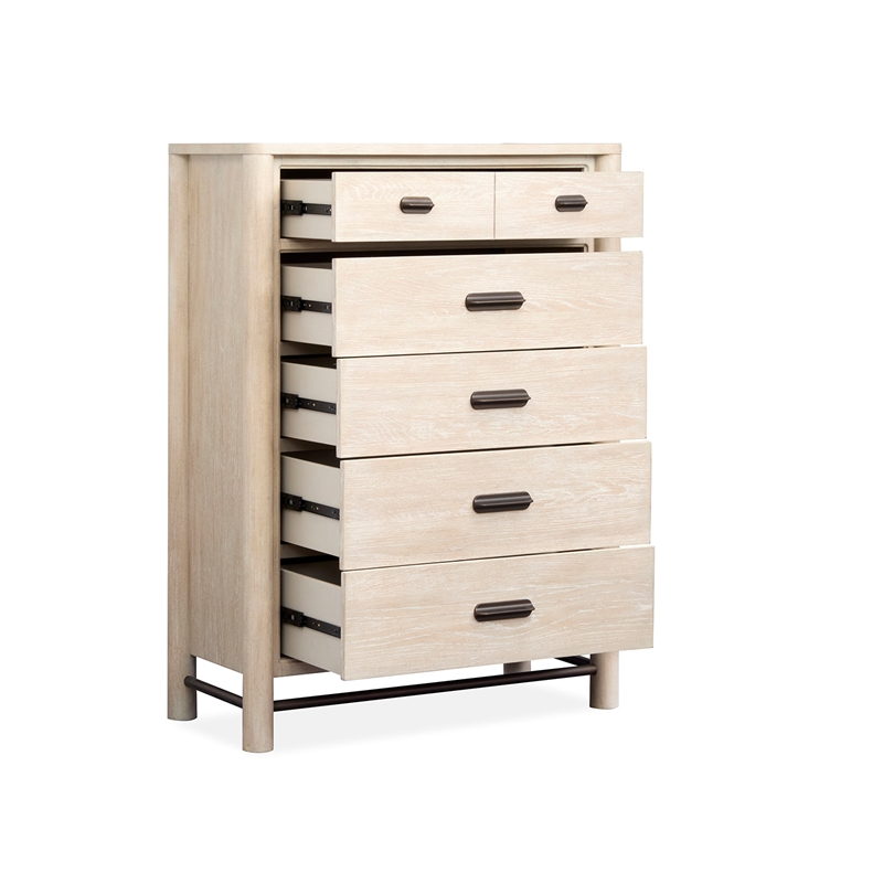 Salt Life Home Sunset Cove Sanibel Brown 5-Drawers Bedroom Chest