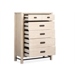Salt Life Home Sunset Cove Sanibel Brown 5-Drawers Bedroom Chest