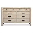 Salt Life Home Sunset Cove Sanibel Brown 9-Drawers Bedroom Dresser