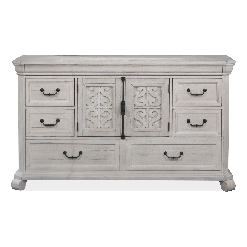 Magnussen Home Bronwyn Alabaster 8-Drawer Bedroom Dresser