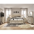 Magnussen Home Bronwyn Alabaster Drawer Dresser With Shaped Mirror