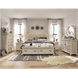 Magnussen Home Bronwyn Alabaster Drawer Dresser With Shaped Mirror