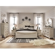 Magnussen Home Bronwyn Alabaster Drawer Dresser With Shaped Mirror