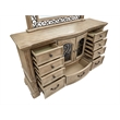 Magnussen Home Marisol Fawn Drawer Dresser With Shaped Mirror in Fawn Finish