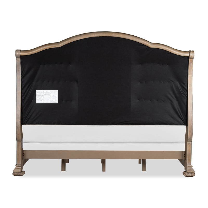 Magnussen Home Marisol Fawn King Upholstered Sleigh Bed