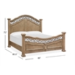 Magnussen Home Marisol Fawn California King Panel Bed