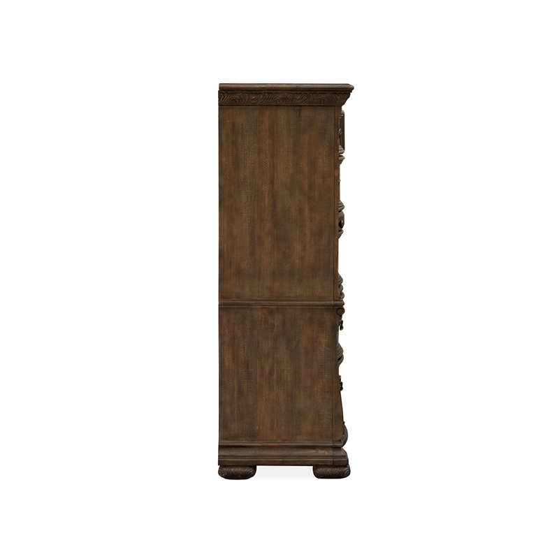 Magnussen Home Durango Willadeene Brown 5-Drawers Bedroom Chest
