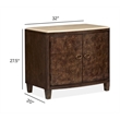 Magnussen Home Rowan Espresso Door Nightstand