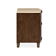 Magnussen Home Rowan Espresso Door Nightstand