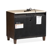 Magnussen Home Rowan Espresso Door Nightstand