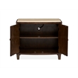 Magnussen Home Rowan Espresso Door Nightstand