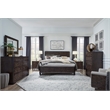 Magnussen Home Rowan Espresso Drawer Dresser With Landscape Mirror in Espresso