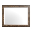 Magnussen Home Rowan Espresso Drawer Dresser With Landscape Mirror in Espresso