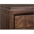 Magnussen Home Rowan Espresso Drawer Dresser With Landscape Mirror in Espresso
