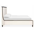 Magnussen Home Rowan Espresso Queen Upholstered Panel Bed