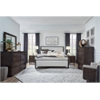 Magnussen Home Rowan Espresso Queen Upholstered Panel Bed