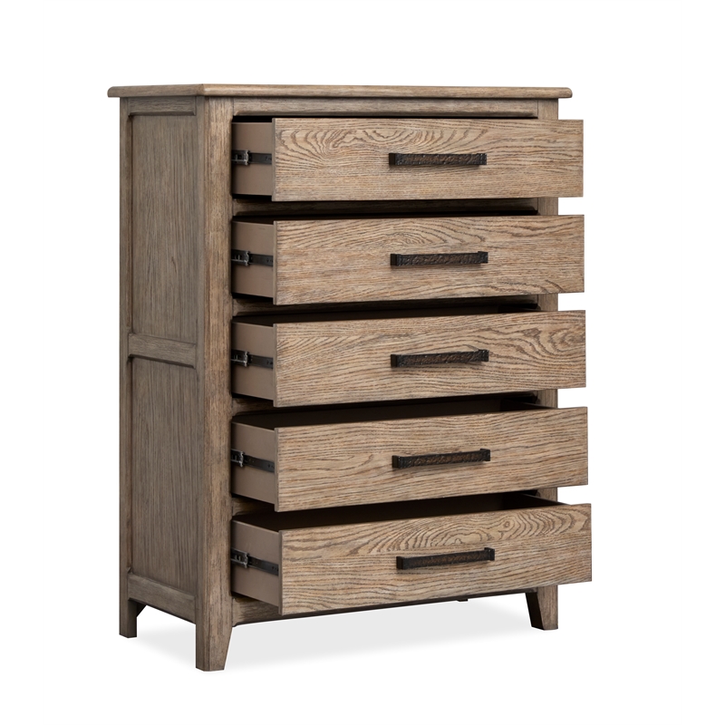 Magnussen Home Claremont Smokey Taupe 5-Drawers Bedroom Chest