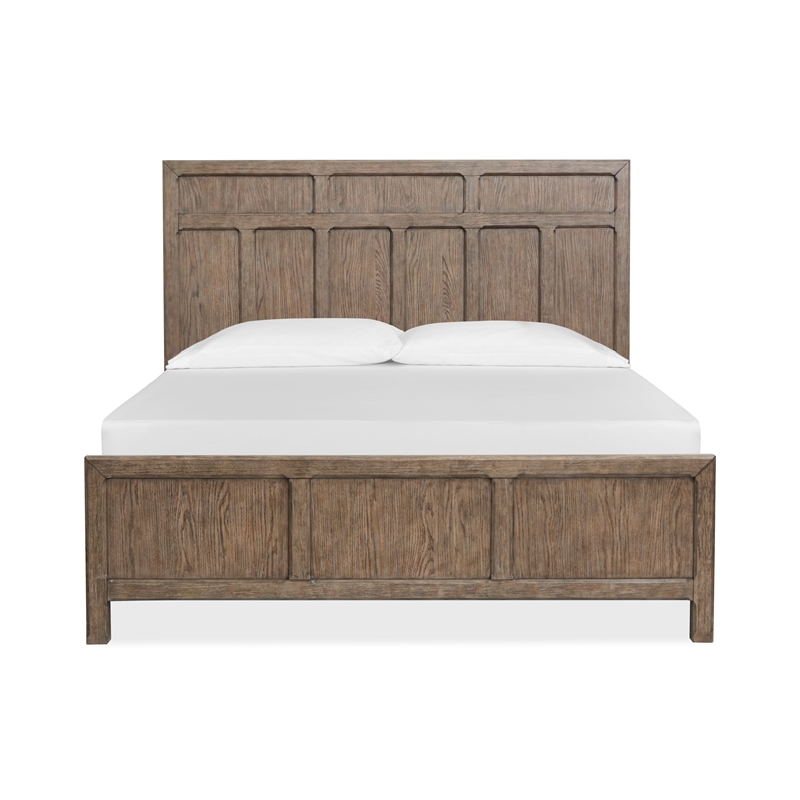 Magnussen Home Claremont Smokey Taupe Queen Panel Bed