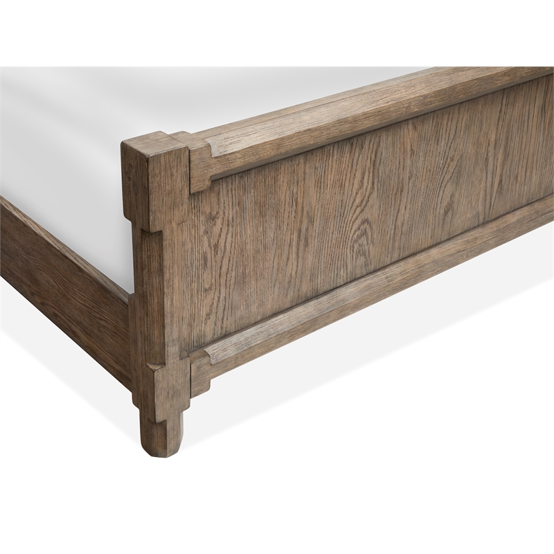 Magnussen Home Claremont Smokey Taupe King Upholstered Panel Bed