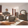 Magnussen Home Durango Willadeene Brown King Panel Bed