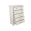 Magnussen Home Willowbrook Egg Shell White 5-Drawers Bedroom Chest