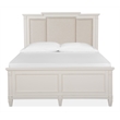 Magnussen Home Willowbrook Egg Shell White Queen Panel Upholstered Bed