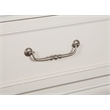 Magnussen Home Willowbrook Egg Shell White Queen Panel Upholstered Storage Bed