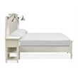 Magnussen Home Willowbrook Egg Shell White Queen Upholstered Wall Panel Bed