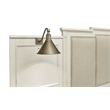 Magnussen Home Willowbrook Egg Shell White Queen Upholstered Wall Panel Bed
