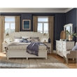 Magnussen Home Willowbrook Egg Shell White King Wall Panel Bed