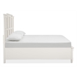 Magnussen Home Willowbrook Egg Shell White California King Panel Storage Bed