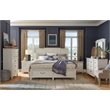Magnussen Home Willowbrook Egg Shell White California King Panel Storage Bed
