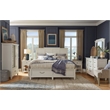 Magnussen Home Willowbrook Egg Shell White California King Panel Storage Bed