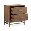 Magnussen Home Lindon Belgian Wheat And Coffee Bean Drawer Nightstand