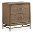 Magnussen Home Lindon Belgian Wheat And Coffee Bean Drawer Nightstand