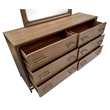 Magnussen Home Lindon Belgian Double Drawer Dresser With Landscape Mirror
