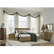 Magnussen Home Lindon Belgian Wheat And Coffee Bean Queen Panel Bed