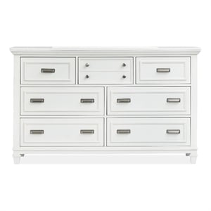 Magnussen Home Charleston White Dove White 7-Drawers Dresser