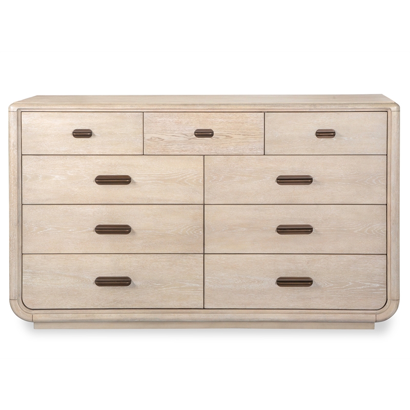 Salt Life Home Sunset Cove Sanibel Brown 9-Drawers Bedroom Dresser