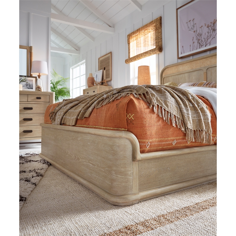 Salt Life Home Sunset Cove Sanibel Brown King Panel Bed