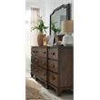 Salt Life Home Sugar Mill Spiced Rum Drawer Dresser With Shaped Mirror