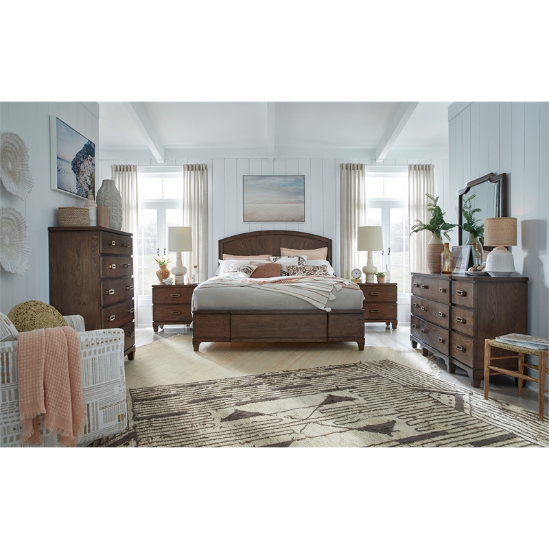 Salt Life Home Sugar Mill Spiced Rum Queen Panel Bed