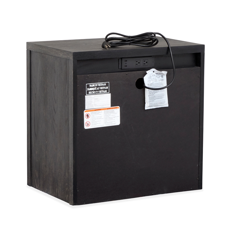Magnussen Home Kinsley Black Heron Drawer Nightstand