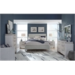 Magnussen Home Lorelei Misty Cloud Queen Panel Bed